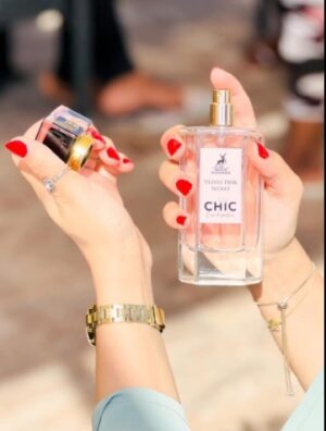 Velvet pink secret chic eau de perfume for women 100ml by maison Alhambra
