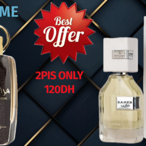 MERASEEM EAU DE PERFUME 100ML AND SAHEB INTENSE EAU DE PERFUME 100ML ONLY 120DH