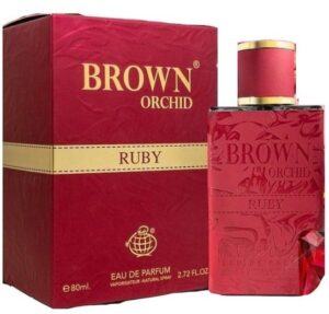 Brown Orchid Ruby Parfume 80ml By FRAGRANCE World