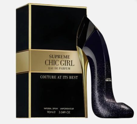 Supreme chic girl edp parfume for women 90ml by fragrance world same smell good girl