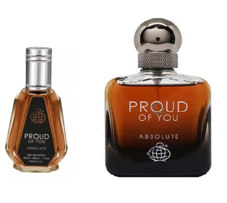 Proud Of You Absolute eau de parfume for men 50ml by fragrance world same smell Armani stronger with you absolute