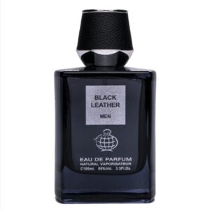 Black Leather Men With Deo Sprey 100ml by fragrance world