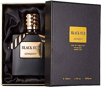 Black oud Eau de perfume 100ml for men by LONKOOM