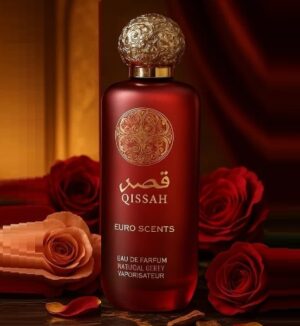 Qissah Red eau de perfume for unsex 100ml By EURO SCENTS